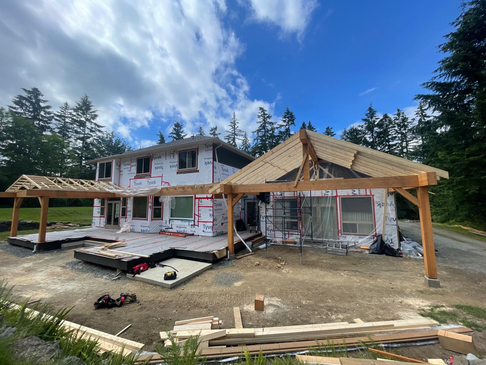 On-site construction planning with formwork and excavation in progress, highlighting early permitting phase coordination and groundwork preparation by WhalleyWorks.